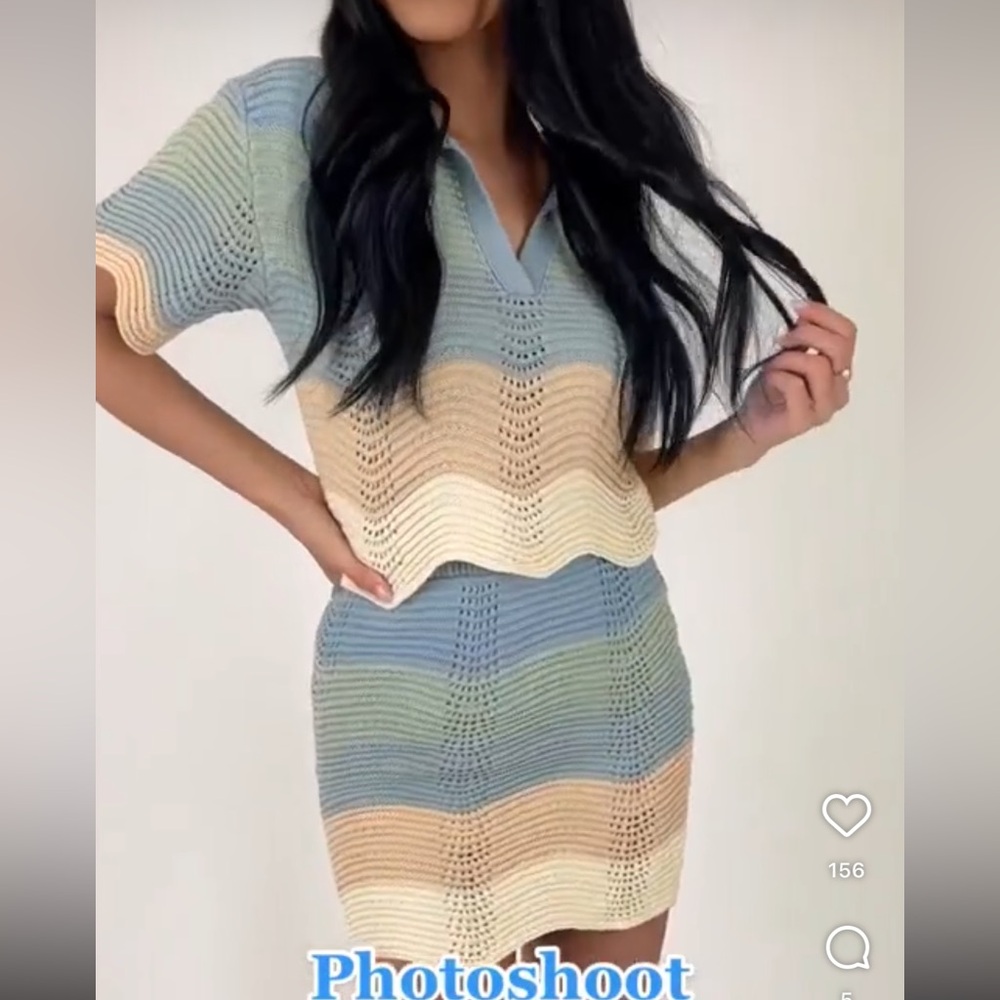 Mable two piece crochet set - Picture 2 of 3